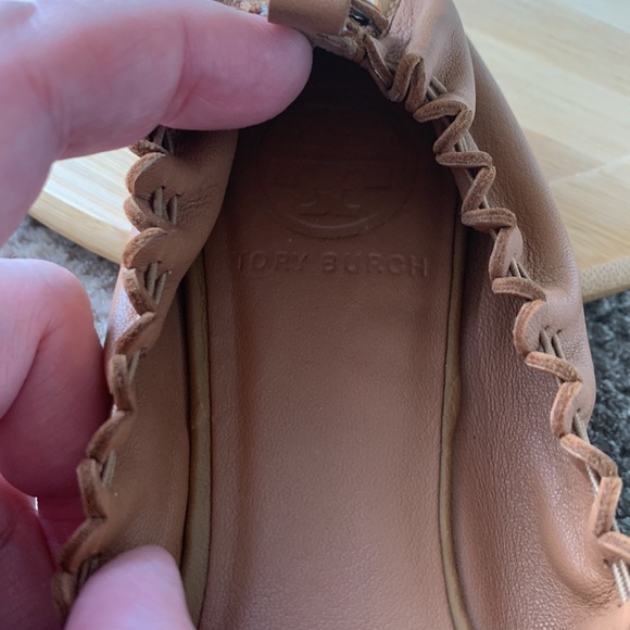 TORY BURCH Cap Toe leather ballet flats - Picture 4 of 7
